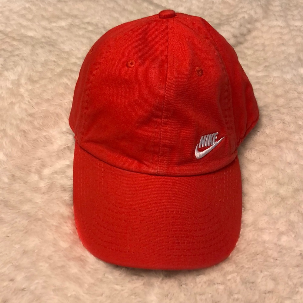 Coral nike hat